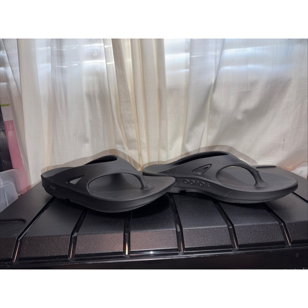 OOFOS Original Recovery Black Mens 13/Womens 15 TlFlops EU 46